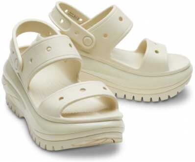 Crocs Women's Crocs Classic Mega Crush Sandals in White Wit - 42-43 EU