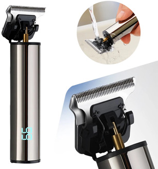 Crodless Barber Hair Clipper Waterproof Hair Trimmer For Men Type-C Rechargeable Hair Cutter Machine Professional Hair Trimmer