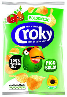 Croky Chips Bolognese 100 Gram 12 Zakken