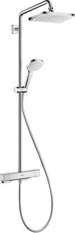 Croma showerpipe met thermostaat 28cm, chroom