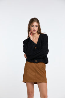 Cropped Cardigan gaya - maat 2XL Zwart