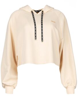 Cropped hoodie Oliver  pastelgeel - M,