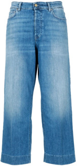 Cropped Jeans Don The Fuller , Blue , Dames - W27,W30