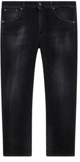 Cropped Jeans Dondup , Black , Heren - W30,W34,W31,W29,W36,W32,W35,W33