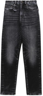 Cropped Jeans R13 , Black , Dames - W27