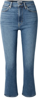 Cropped Jeans Re/Done , Blue , Dames - W27,W26