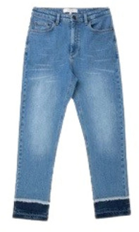 Cropped spijkerbroek Munthe , Blue , Dames - Xl,S