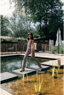 Cropped top fancy knit voor meisjes in de kleur - maat 128 Wit