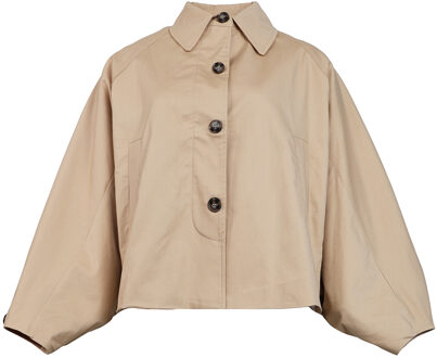 Cropped trenchcoat Zaina  beige - XS,S,M,L,