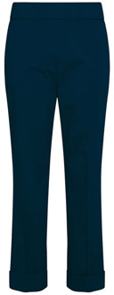 Cropped Trousers Deha , Blue , Dames - L,M,S