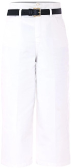 Cropped Trousers Kocca , White , Dames - W33,W31,W27,W32,W29,W26,W30,W34,W28,W24