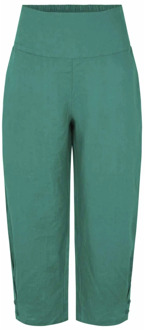 Cropped Trousers Masai , Green , Dames - Xl,L,M,S