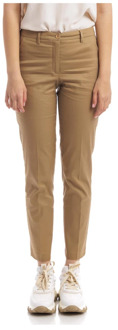 Cropped Trousers Seventy , Beige , Dames - XL