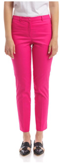 Cropped Trousers Seventy , Pink , Dames - L