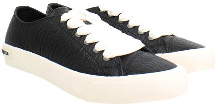 Crosby Dames Zwarte Plimsolls - EU 38 / UK 5