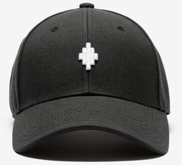 Cross baseball cap white Zwart - One size