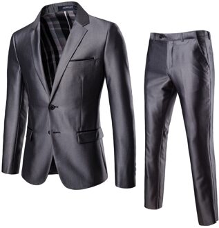 Cross-Border Man 2 Stuk Pak Business Jurk Pak XXXL