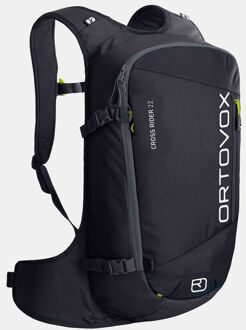 Cross Rider 22 black-raven rugzak Zwart - H 54 x B 32 x D 18 cm