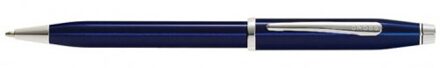 Cross rollerball century ii blauw gelakt