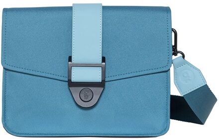 Crossbody M blue breeze Damestas Blauw - H 17 x B 22 x D 6