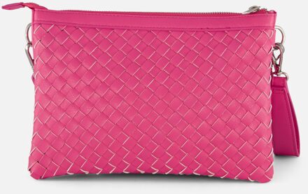 Crossbody Tas roze Imitatieleer - 1