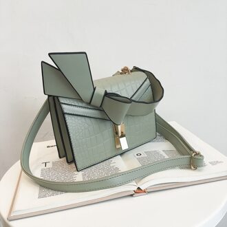 Crossbody Tassen Voor Vrouwen Zomer Golf Koreaanse Versie Van De Steen Patroon Textuur Schoudertas Messenger Vrouwen Tas au7 groen