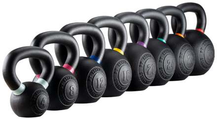 Crossfit Kettlebell Poedercoated Voordeelset 4 t/m 32 kg - verwacht maart
