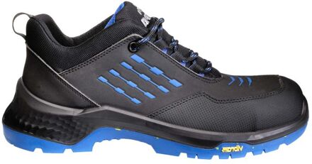 Crossforce X Low XD - Extra Breed - Werkschoenen - Zwart/Blauw - 44 - S3S