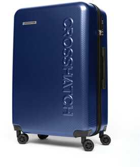 crosshatch Accessoires Crosshatch Escapade Embossed Kofferset van 3 in blauw