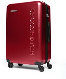 crosshatch Accessoires Crosshatch Escapade Koffer met reliëf Set van 3 in Rood