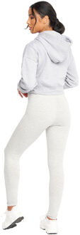 crosshatch Dames/Dames Jacklight Hoodie (Lichtgrijs mergel) - L