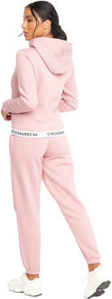 crosshatch Dames/Dames Jacklight Hoodie (Stoffig Roze) Lichtroze