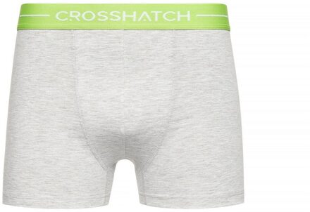 crosshatch Heren Astral Boxershorts (Set van 12) (Grijs) - L