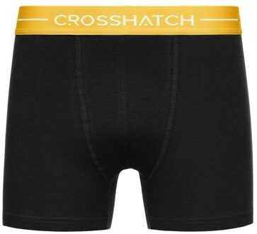 crosshatch Heren Astral Boxershorts (Set van 12) (Zwart) - L
