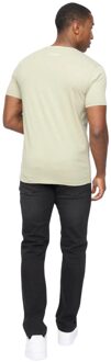 crosshatch Heren Backdrafts T-Shirt (Licht Olijf) - maat L