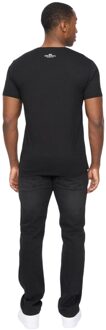 crosshatch Heren Backdrafts T-Shirt (Zwart) - maat M