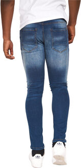 crosshatch Heren Barbeck Slim Jeans (Blauw getint) Navy/blauw - 36W/32L