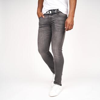 crosshatch Heren Barbeck Slim Jeans (Grijs wasgoed) Donkergrijs - 40W/30L