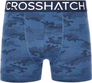 crosshatch Heren Bresler Boxershorts (Set van 3) (Marine) Navy