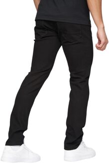 crosshatch Heren Buraca Denim Slim Jeans (Zwart)