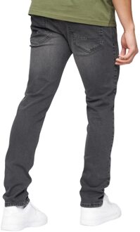 crosshatch Heren Buraca Slim Jeans (Houtskoolwas) - 38W/32L
