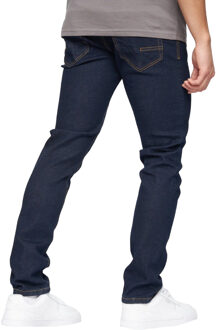 crosshatch Heren Buraca Slim Jeans (Indigo) Paars - 36 Kort