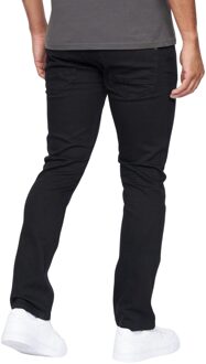 crosshatch Heren Buraca Slim Jeans (Zwart)