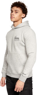 crosshatch Heren Burmax Hoodie (Set van 2) (Blauw/Grijs) - S