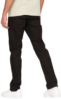 crosshatch Heren Cadman Rechte Jeans (Massief zwart)