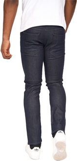 crosshatch Heren Cadman Rechte Jeans (Rauwe was) Navy/blauw - 36W/30L