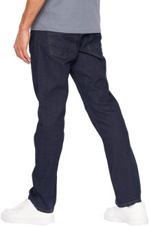 crosshatch Heren Cadman Rechte Jeans (Rauwe was) Navy/blauw