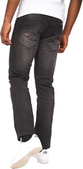 crosshatch Heren Cadman Rechte Jeans (Zwart wassen) - 30N