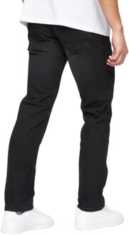 crosshatch Heren Cadman Rechte Jeans (Zwart wassen)