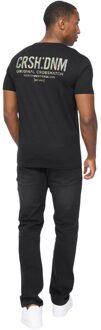 crosshatch Heren Campbox T-Shirt (Zwart)
